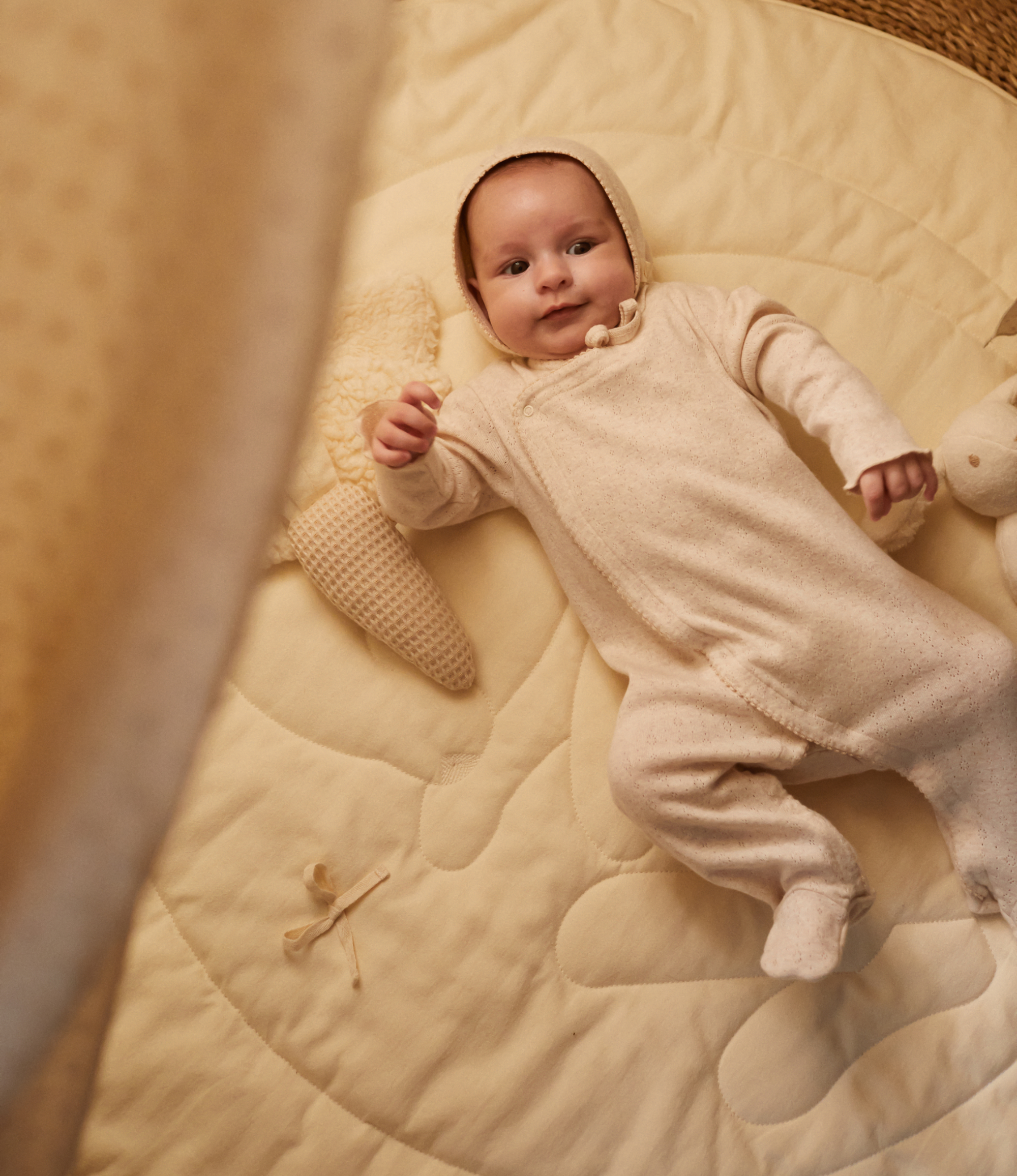 Combinaison Bébé Pointelle | 0-3 mois